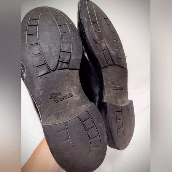 Men's Size 11.5 Allen Edmonds Norse Black Leather Dress Shoe Excellent Condition - Picture 9 of 11